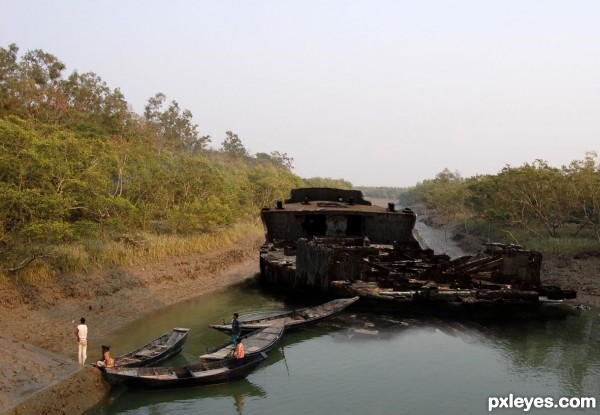 Old ships are an environmental